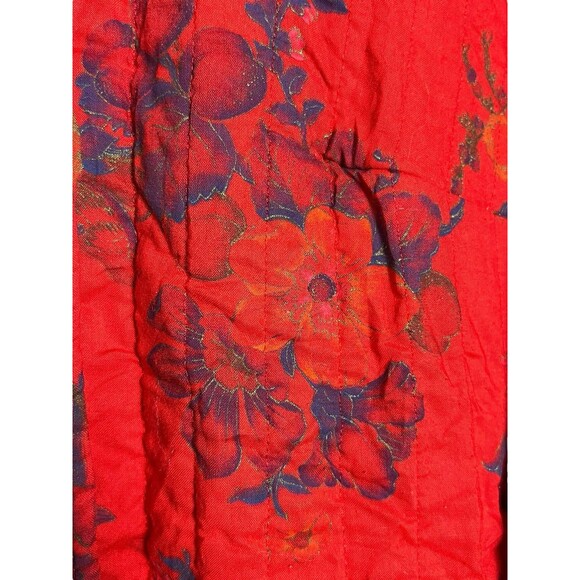 Vintage Jacket Quilted Prairie USA Union Made 1970s Handmade Pockets Large - Picture 4 of 10